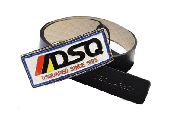 DSQUARED2 BELT- Black Yellow & Red