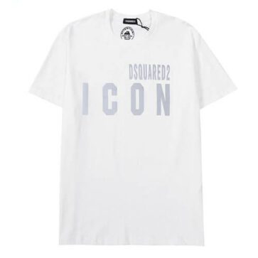 DSQUARED2 TSHIRT MEN SHORT-White & Gray