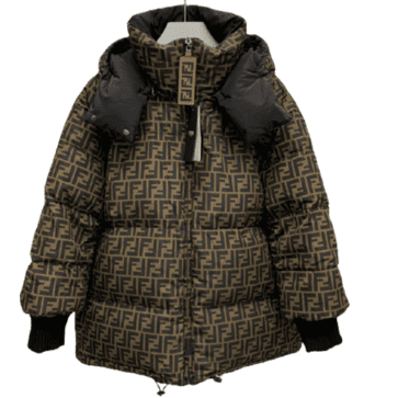 פנדי - FENDI COAT - Tea  & Dark Slate