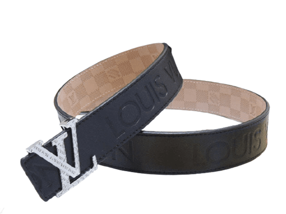 Louis Vuitton-לואי ויטון Belt - Black selver – תמונה 2
