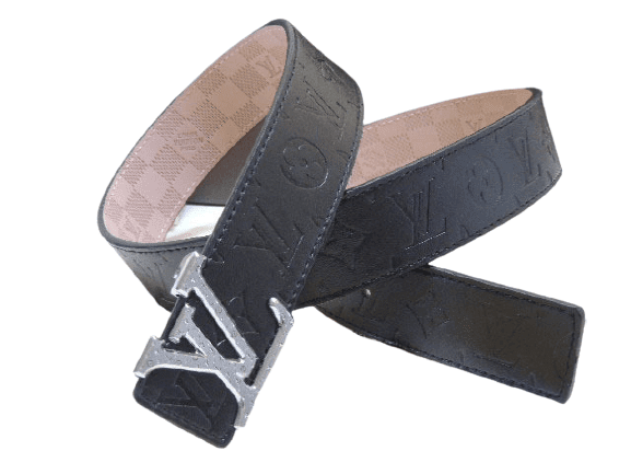 Louis Vuitton-לואי ויטון Belt - Black selver – תמונה 3