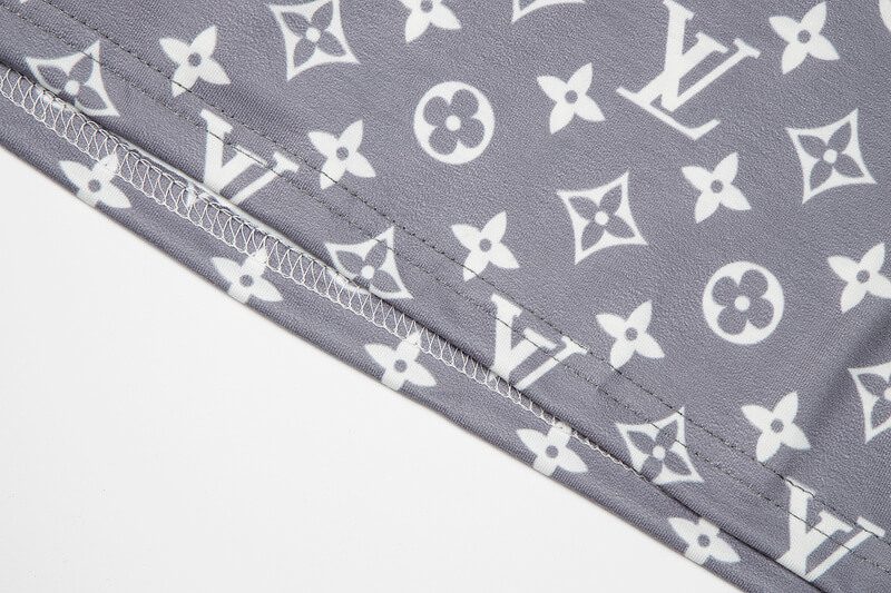 Louis Vuitton-לואי ויטון TSHIRT - Gray & White – תמונה 5