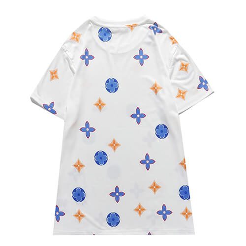 Louis Vuitton-לואי ויטון TSHIRT - White & Blue Mix – תמונה 2
