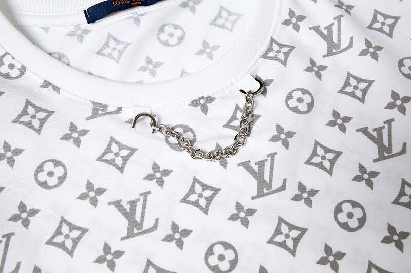 Louis Vuitton-לואי ויטון TSHIRT - White Gray – תמונה 3