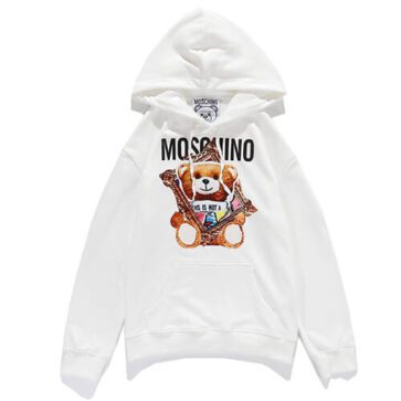 מוסקינו - MOSCHINO HOODIE - White