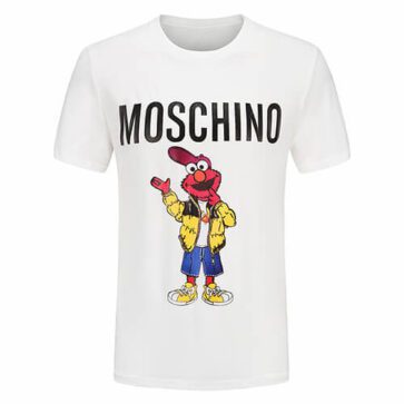 מוסקינו - MOSCHINO TSHIRTS SHORT - White & Black
