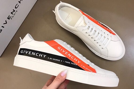 ג'יבנשי-GIVENCHY Shoes - White Red & Black – תמונה 8