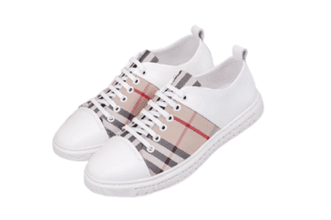 ברברי - BURBERRY SHOES - White & Cold Turkey