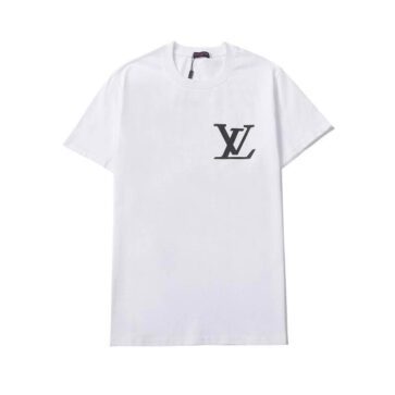 Louis Vuitton-לואי ויטון TSHIRT - White & Black Logo