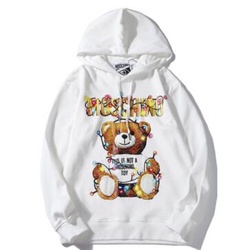 מוסקינו - MOSCHINO HOODIE - White