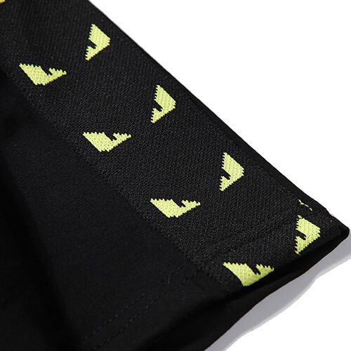 פנדי - FENDI TSHIRT MEN - Black & Mindaro – תמונה 2