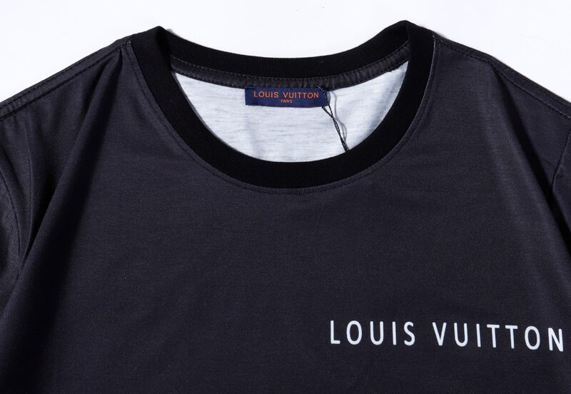 Louis Vuitton-לואי ויטון TSHIRT - Black & Blue – תמונה 4