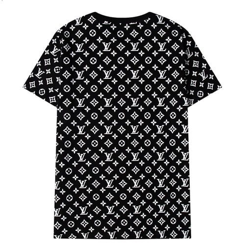 Louis Vuitton-לואי ויטון TSHIRT - Black White – תמונה 2