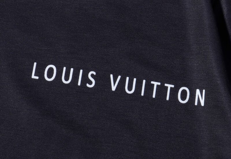 Louis Vuitton-לואי ויטון TSHIRT - Black & Blue – תמונה 6