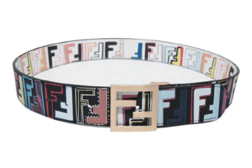 פנדי - FENDI BELT - Black & Gold