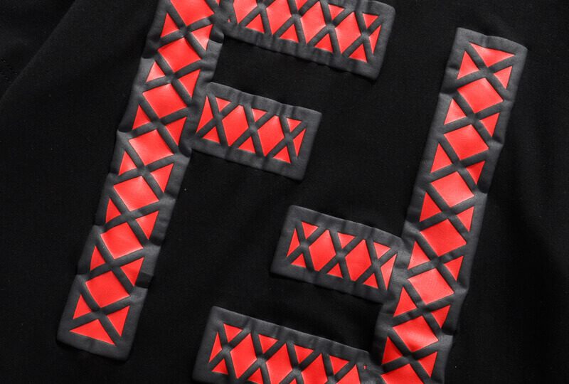 פנדי - FENDI TSHIRT MEN - Black & Red – תמונה 3