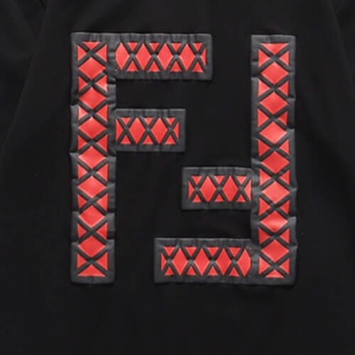 פנדי - FENDI TSHIRT MEN - Black & Red – תמונה 2