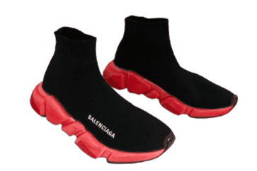 בלנסיאגה - Balenciaga Shoes - Black & Red