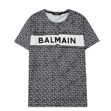 בלמן - Balmain TShirt - Black & White