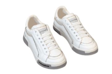 דולצ'ה וגבאנה-D&G Shoes - Lily White & Gray