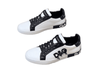 דולצ'ה וגבאנה-D&G Shoes - White & Black