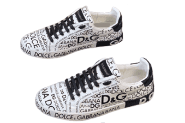 דולצ'ה וגבאנה-D&G Shoes - White & Black