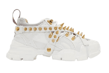 גוצ'י - GUCCI Shoe - White & Gold