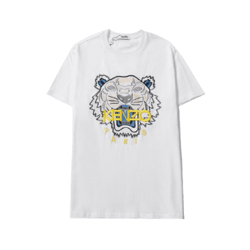 קנזו - KENZO Tshirts for men - White & Black Yellow