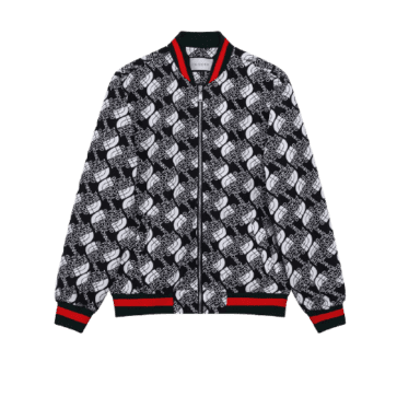 גוצ'י - GUCCI Jacket - Black White & Red