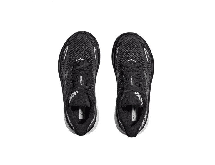 נעלי הוקה-HOKA ONE ONE Clifton 9 White Black – תמונה 4