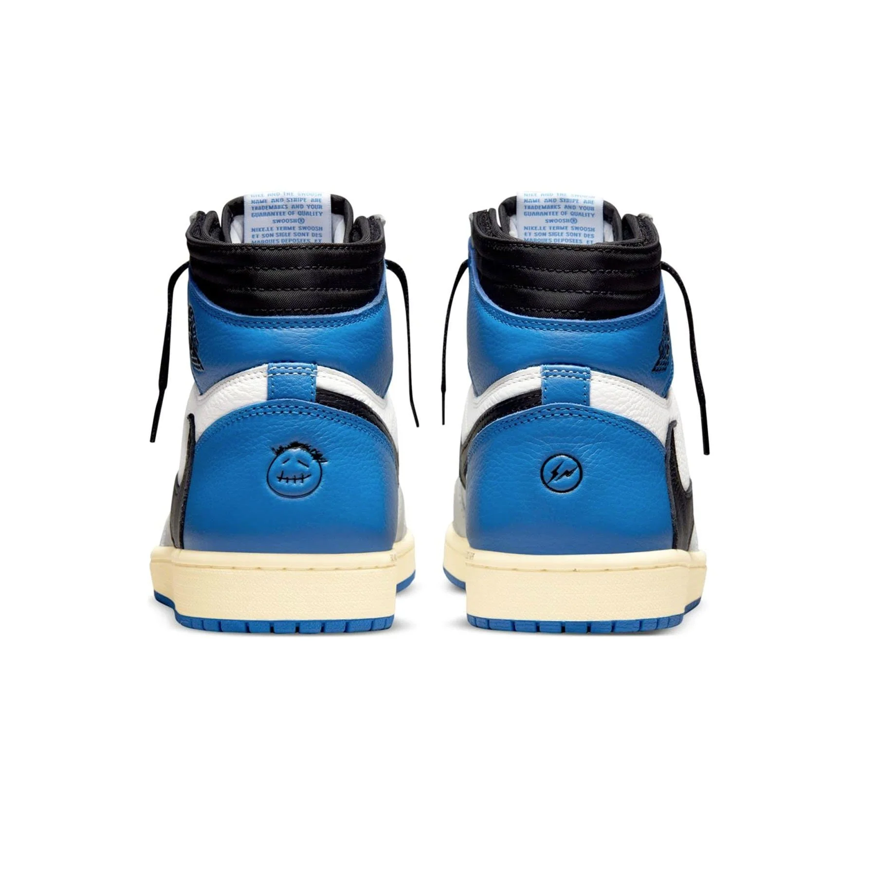 נייק ג'ורדן-Nike Air jordan 1 Mid - SP Fragment x Travis Scott Blue – תמונה 4