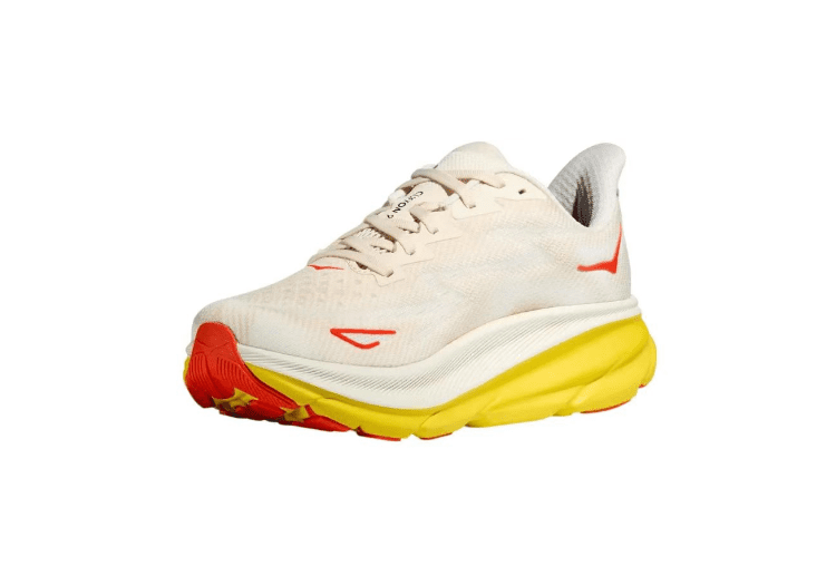 נעלי הוקה-HOKA ONE ONE Clifton 9 WHITE YELLOW – תמונה 3