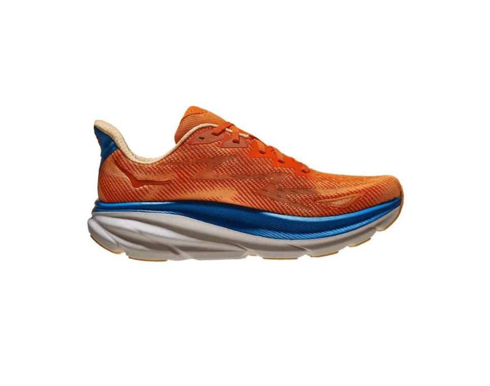נעלי הוקה-HOKA ONE ONE Clifton 9 White ange – תמונה 2