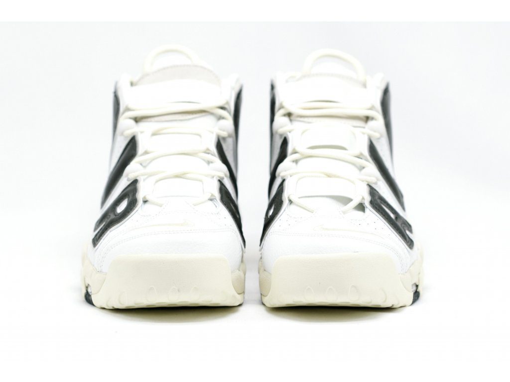 נייק אפטמפו סניקרס לגברים NIKE AIR MORE UPTEMPO '96 WHITE BLACK – תמונה 4