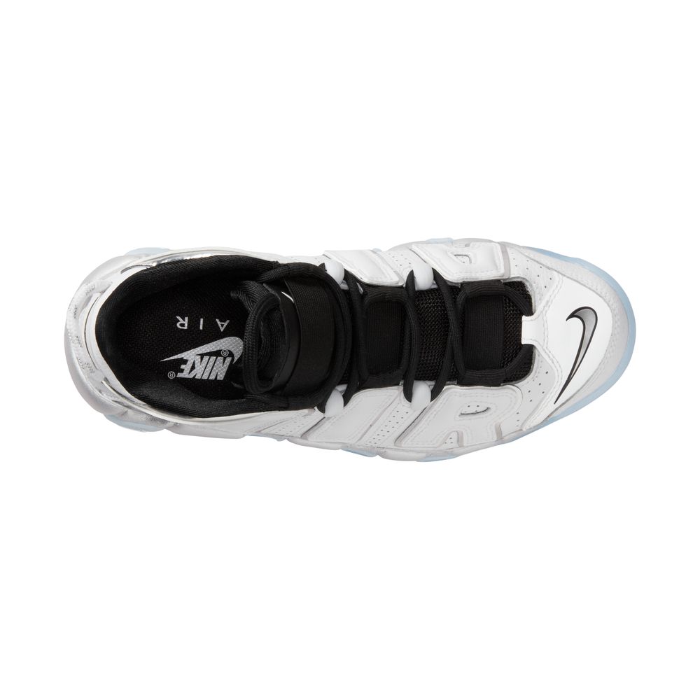 נייק אפטמפו סניקרס לגברים NIKE AIR MORE UPTEMPO '96 WHITE GREY – תמונה 5