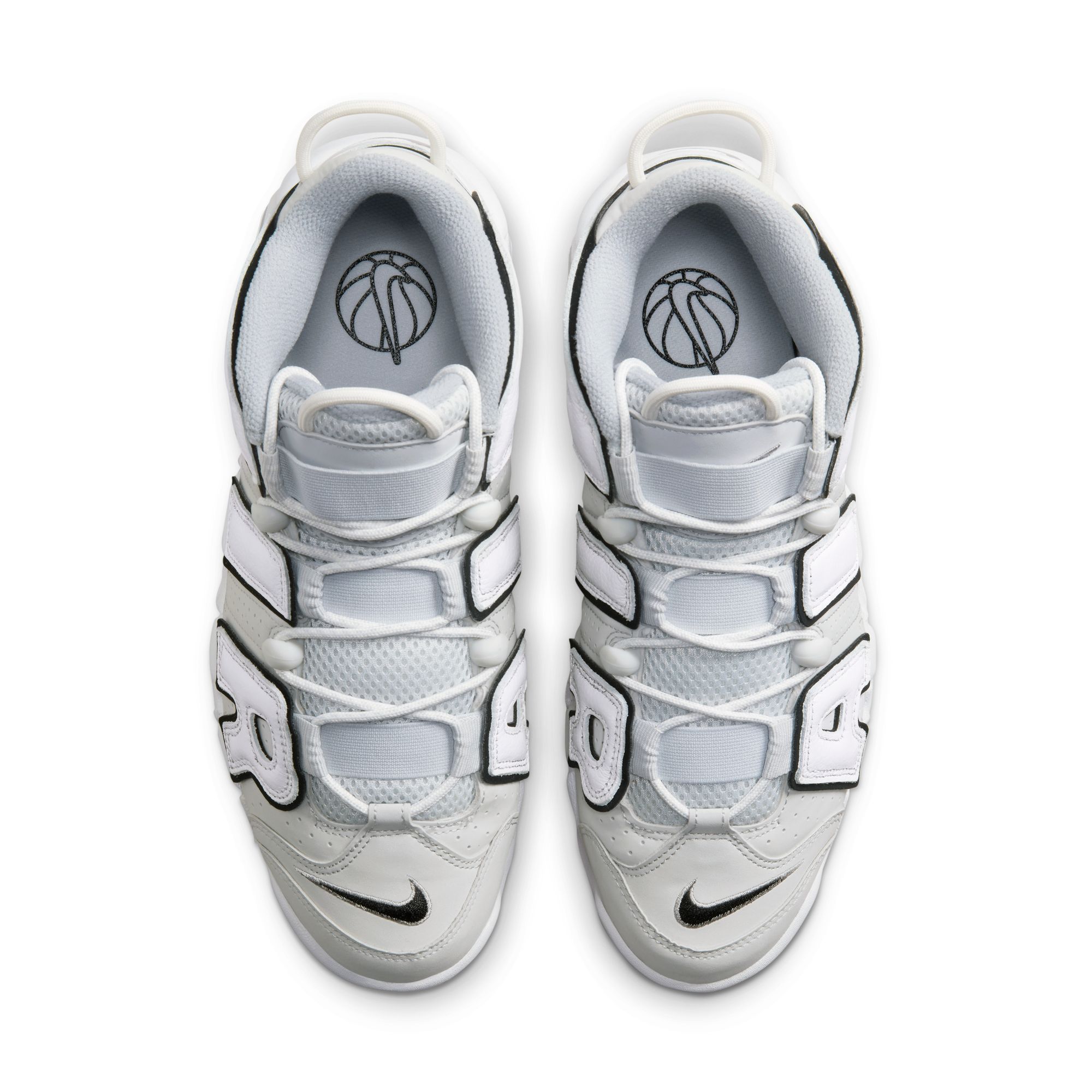 נייק אפטמפו סניקרס לגברים NIKE AIR MORE UPTEMPO '96 WHITE – תמונה 4