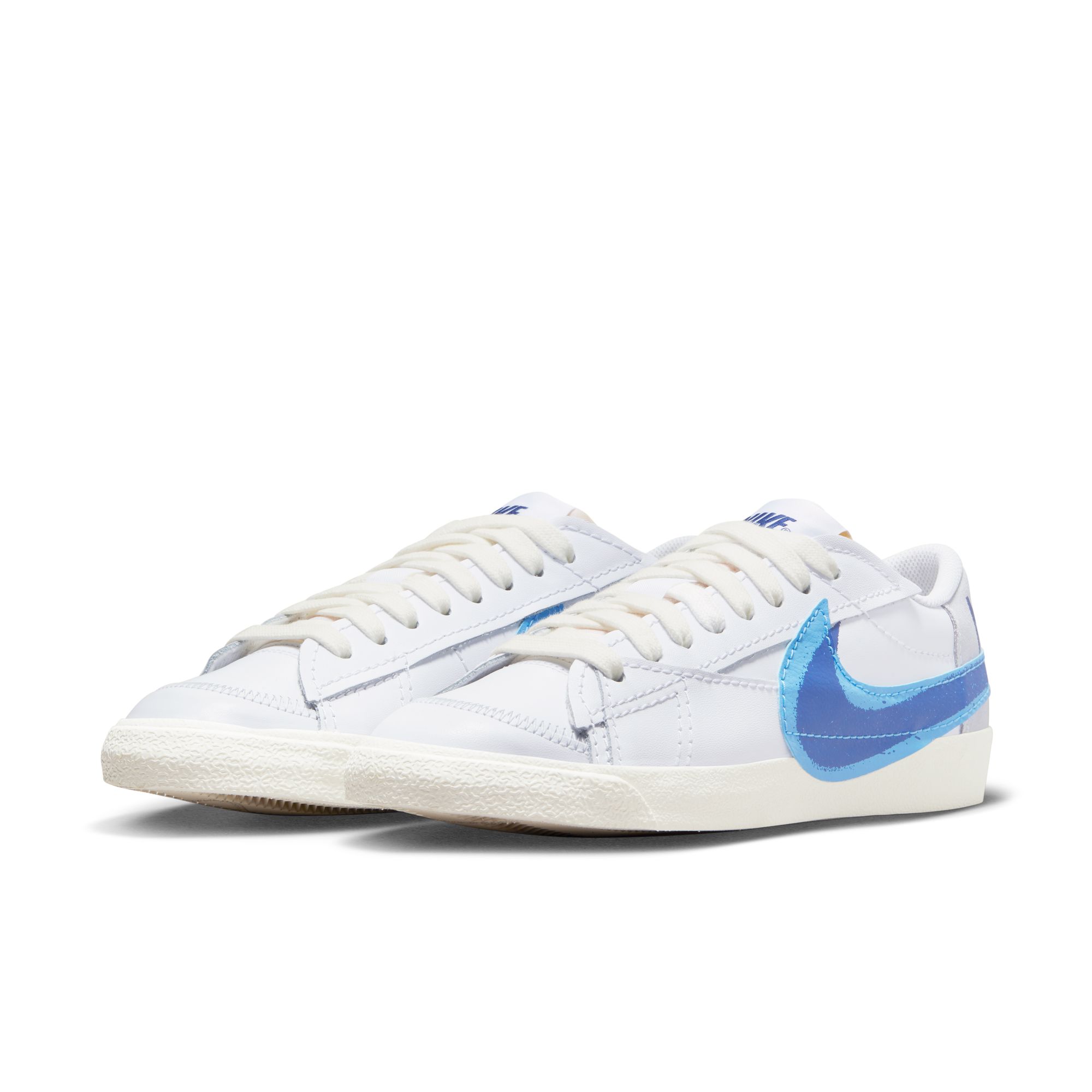 נייק בלייזר-NIKE BLAZER LOW '77 VINTAGE WHITE BLUE – תמונה 3