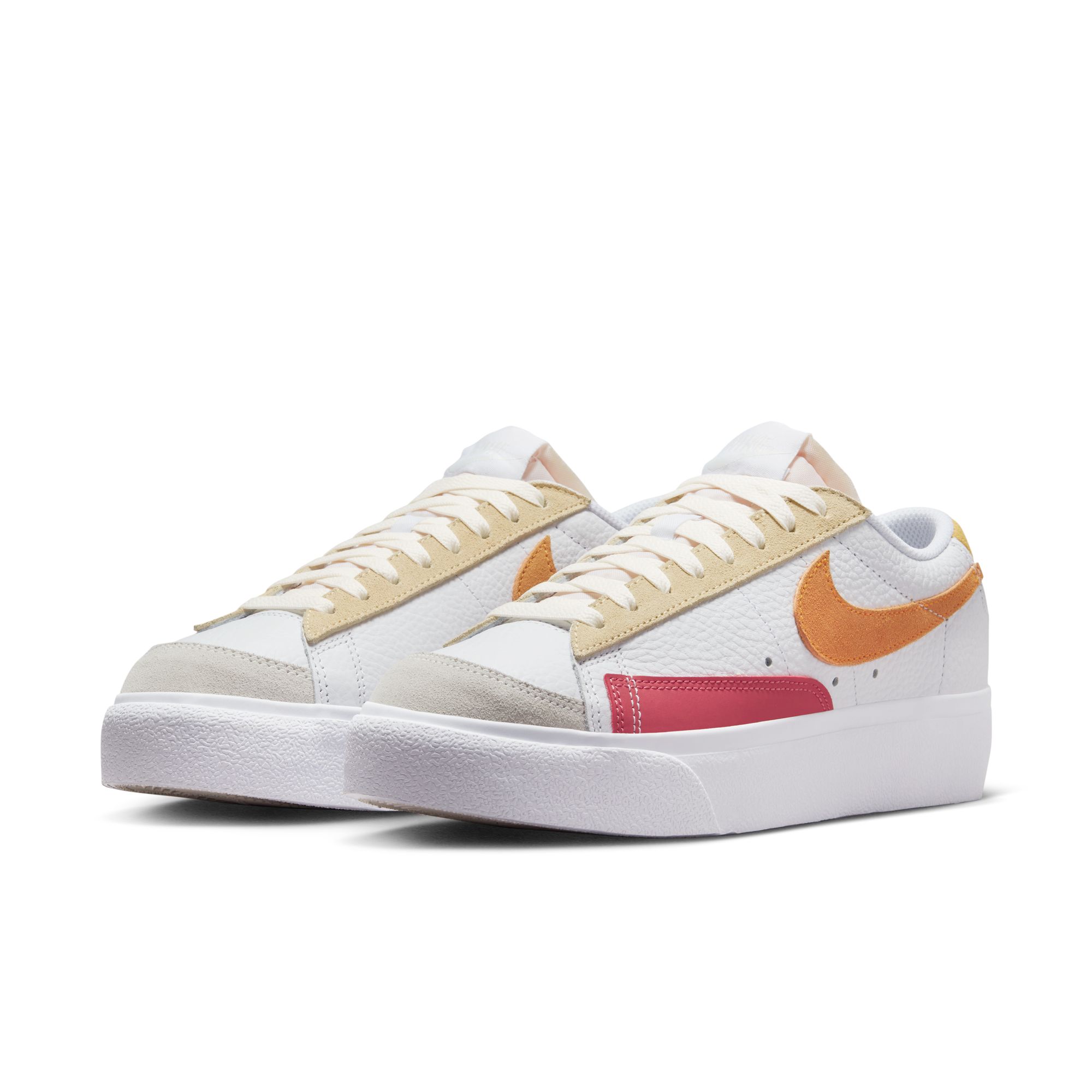 נייק בלייזר-NIKE BLAZER LOW '77 VINTAGE WHITE ORANGE – תמונה 3