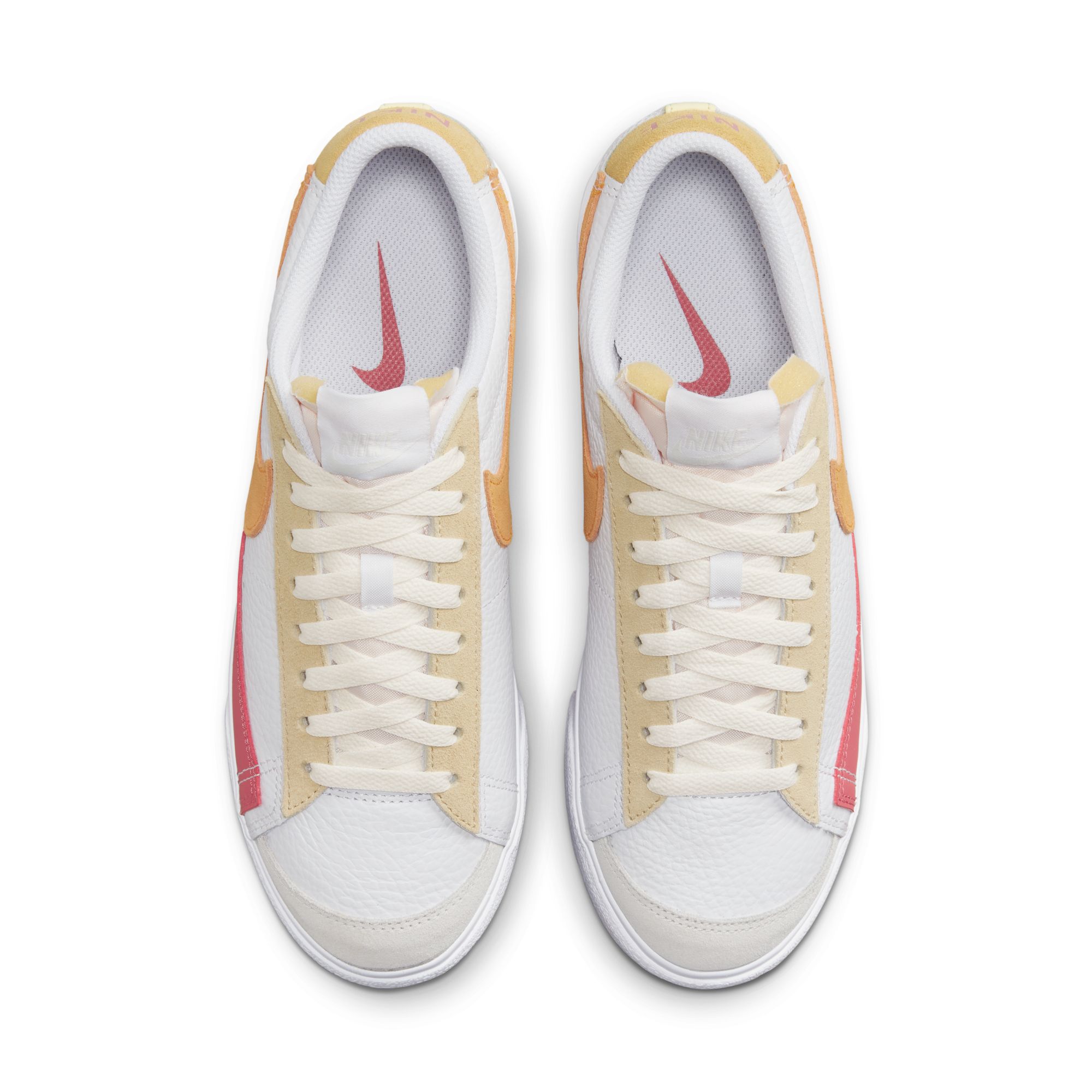 נייק בלייזר-NIKE BLAZER LOW '77 VINTAGE WHITE ORANGE – תמונה 4