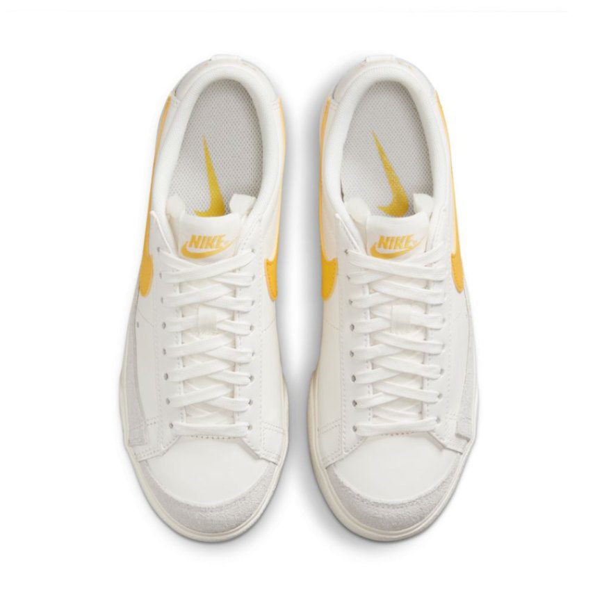 נייק בלייזר-NIKE BLAZER LOW '77 VINTAGE WHITE YELLOW – תמונה 4