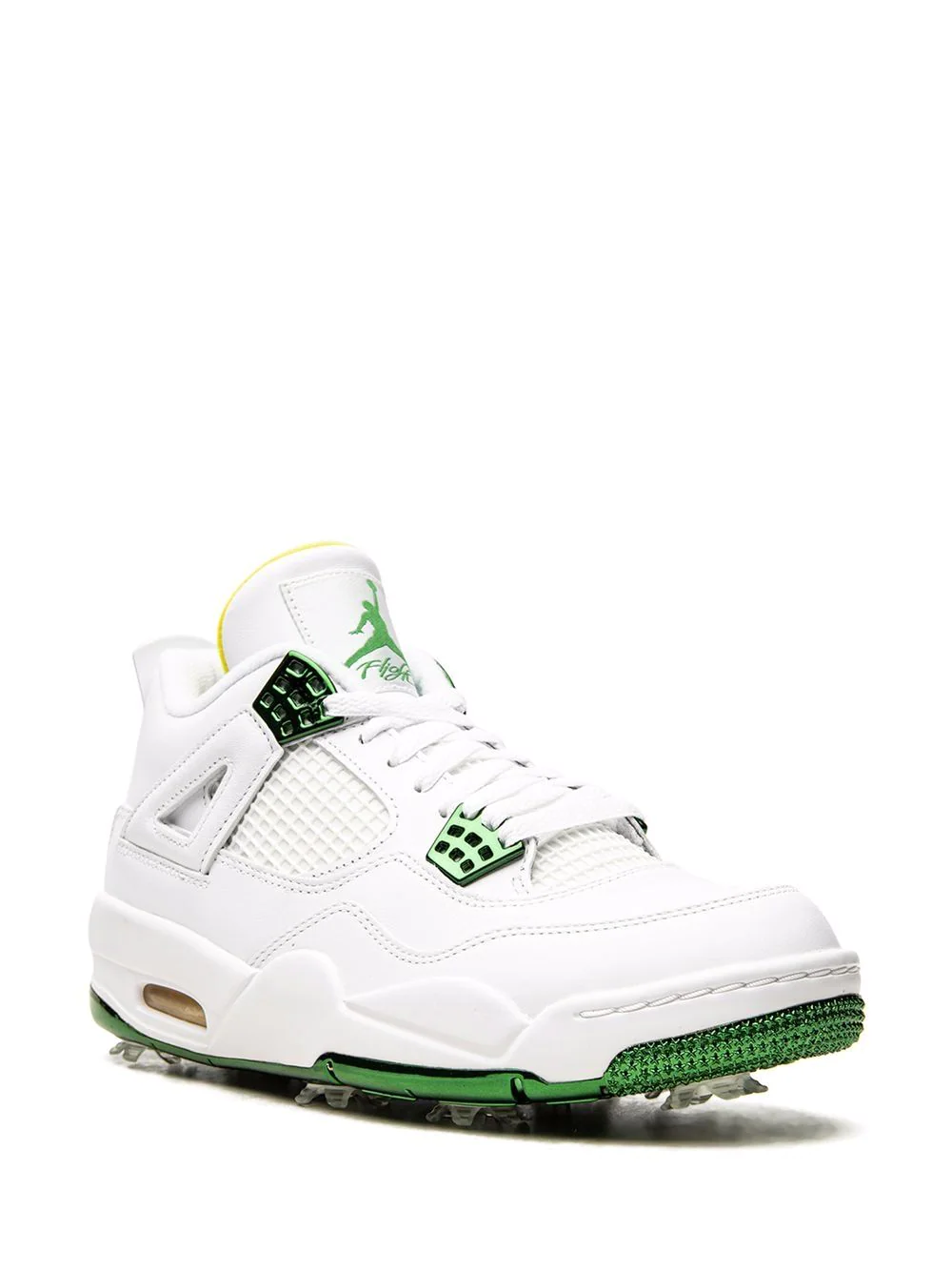 NIKE Air Jordan 4 Retro Golf "Metallic Green" sneakers – תמונה 2
