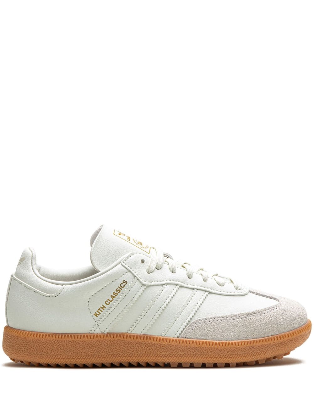 נעלי אדידס סמבה- x Kith Samba Golf " White Tint/Gum" sneakers