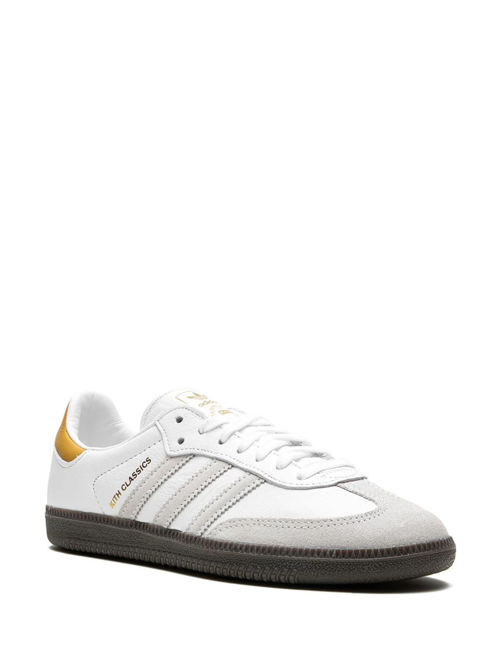נעלי אדידס סמבה- x Kith Samba “White/Grey/Gold” sneakers – תמונה 2