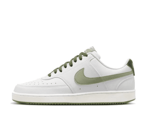NIKE COURT VISION LOW WHITE OLI GREEN