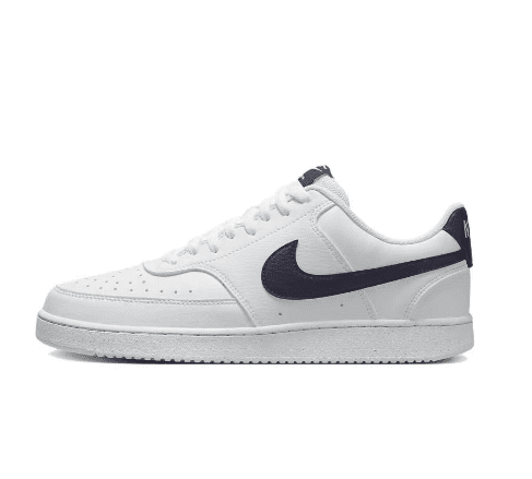 NIKE COURT VISION WHITE AND BLACK