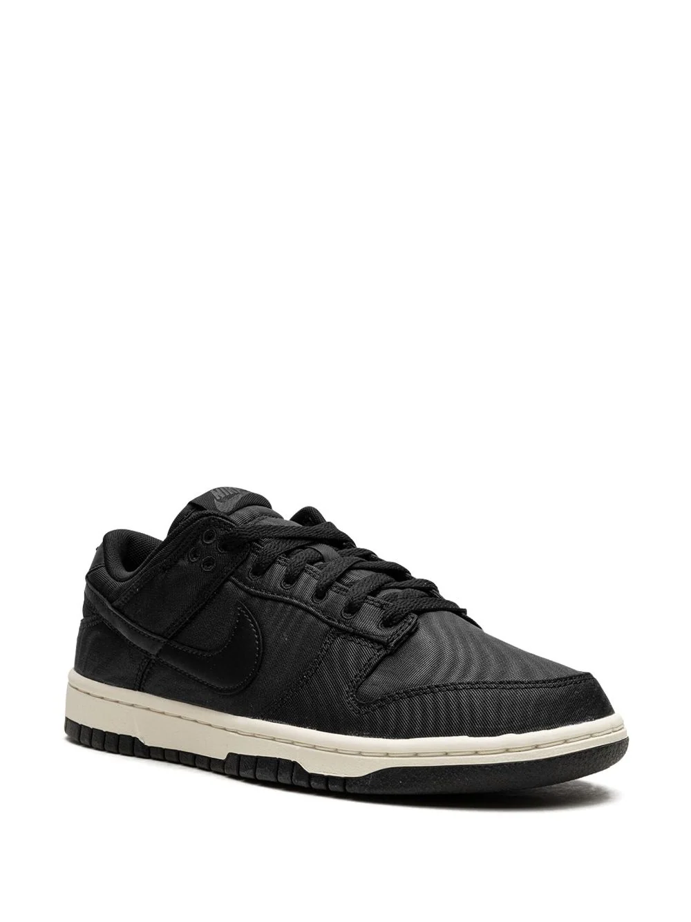 NIKE Dunk Low Retro PRM "Black Canvas" sneakers – תמונה 2