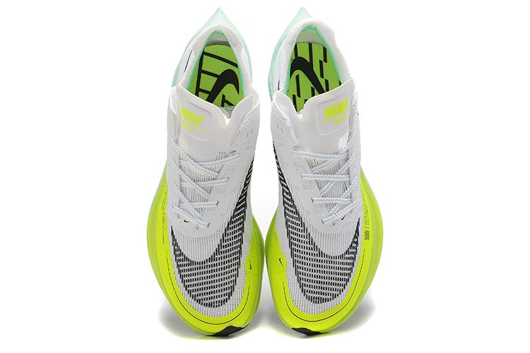 Nike ZoomX Vaporfly Next% 2 White Volt Racer Blue – תמונה 2