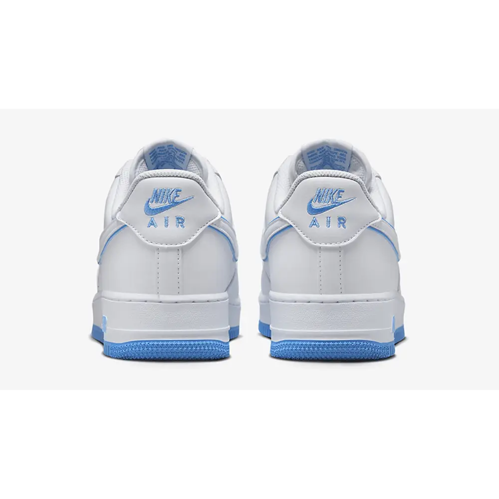 נעלי נייק-Nike Air Force 1 Low Outline White University Blue – תמונה 4