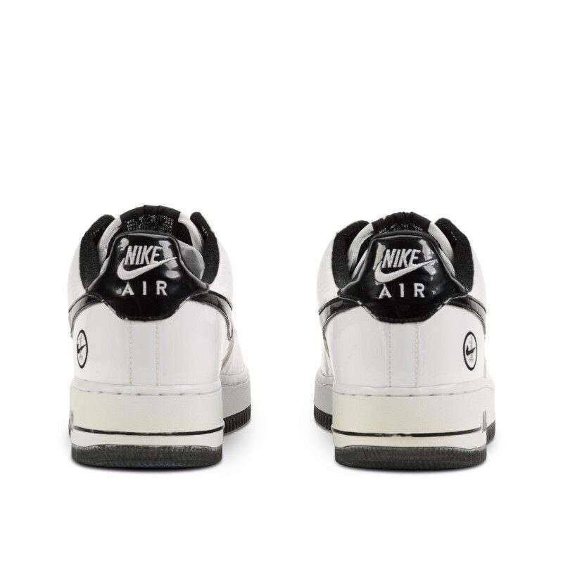 נעלי נייק-Nike Air Force 1 Low White Black Patent – תמונה 2