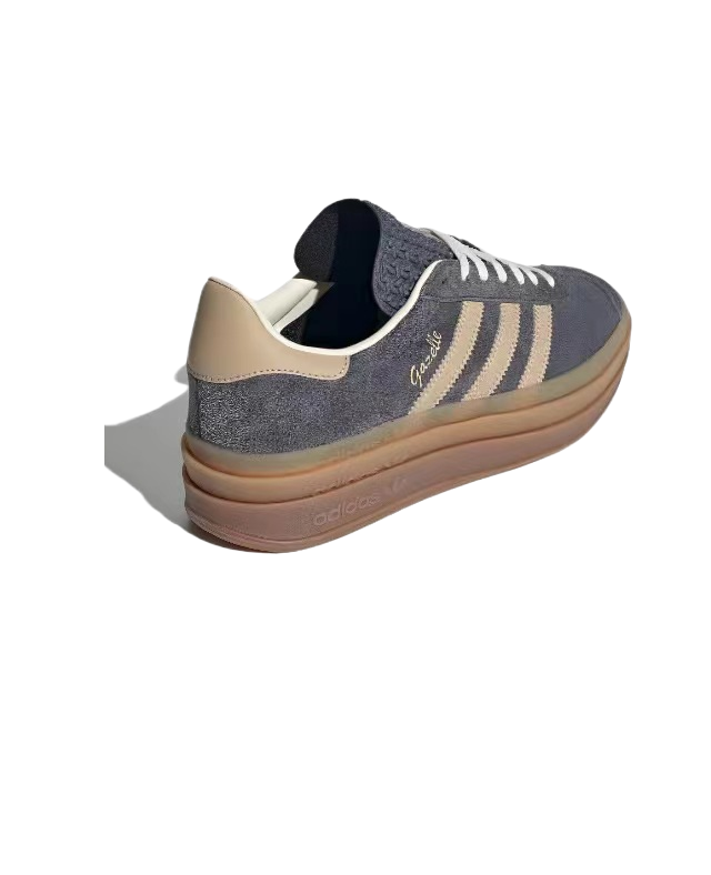 אדידס גאזל- ADIDAS GAZELLE BOLD SHOES Grey Brown – תמונה 4